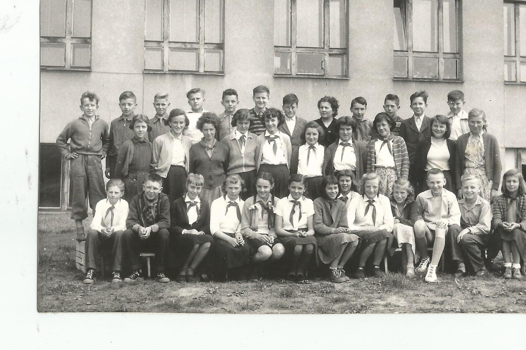 Třída 7.A školní rok 1958 - 1959